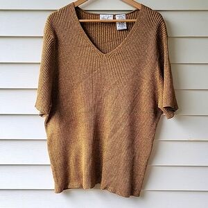 Kathie Lee Gold Sparkle top 26W 28W